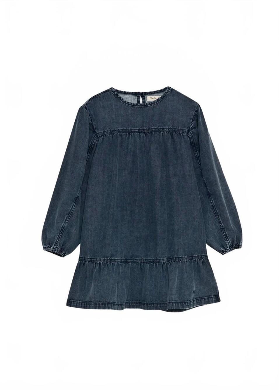 NEW THE NEW SOCIETY girls mara dress in blue